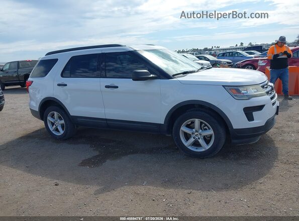 1FM5K8BH8JGC57137 2018 FORD EXPLORER White Widok wnętrza 360 stopni