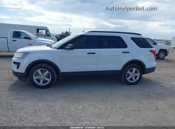 1FM5K8BH8JGC57137 2018 FORD EXPLORER White 
