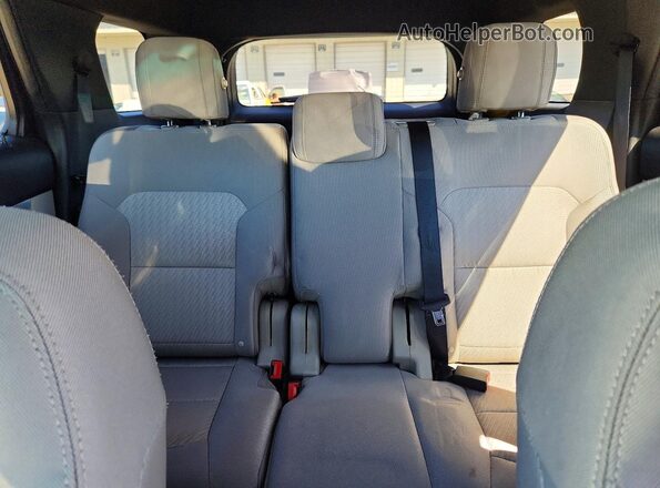 1FM5K8BH9JGC42467 2018 FORD EXPLORER Black Widok tylnych siedzeń