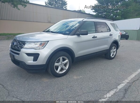 1FM5K8BH9JGC56630 2018 FORD EXPLORER White Przód lewy