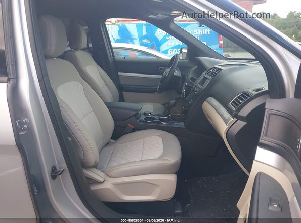 1FM5K8BH9JGC56630 2018 FORD EXPLORER White Widok wnętrza z przodu