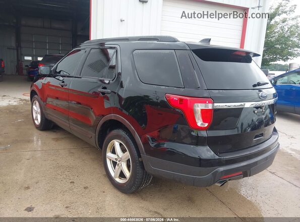 1FM5K8BHXJGC45314 2018 FORD EXPLORER Black Tył lewy