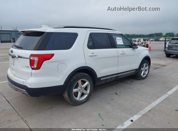 1FM5K8D80GGA29221 2016 FORD EXPLORER Белый Задняя правая четверть