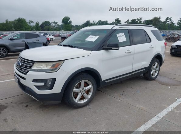 1FM5K8D80GGA29221 2016 FORD EXPLORER Белый Передняя левая четверть