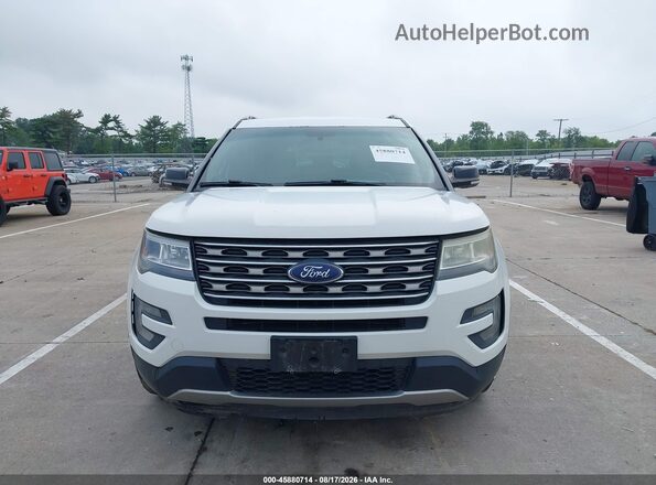 1FM5K8D80GGA29221 2016 FORD EXPLORER Белый Вид панели приборов