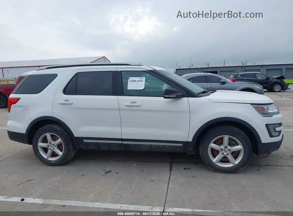 1FM5K8D80GGA29221 2016 FORD EXPLORER Белый Вид щитка приборов