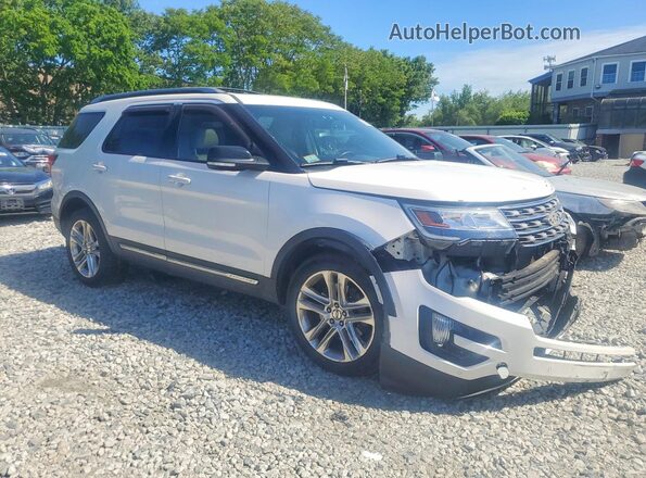 1FM5K8D80GGA31230 2016 FORD EXPLORER White Передня права чверть