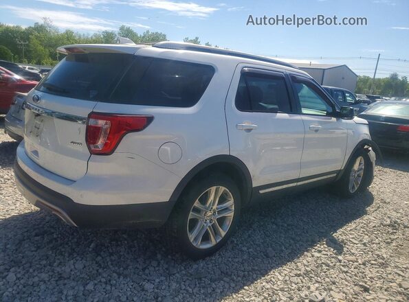 1FM5K8D80GGA31230 2016 FORD EXPLORER White Задня права чверть