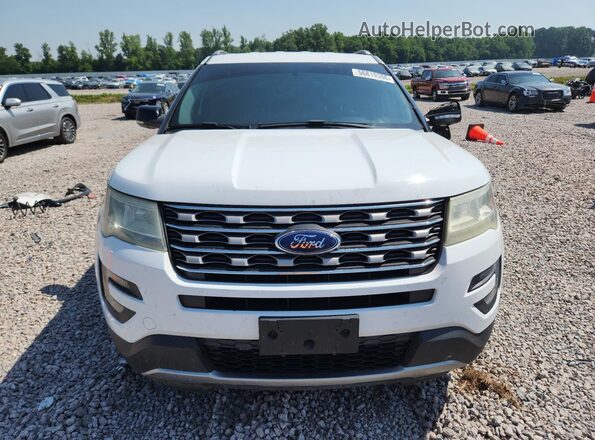 1FM5K8D80GGA77544 2016 FORD EXPLORER White Դիմացի տեսք