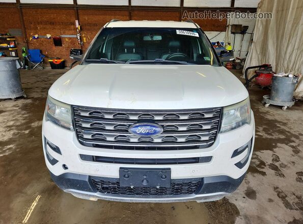 1FM5K8D80GGC11551 2016 FORD EXPLORER White Դիմացի տեսք