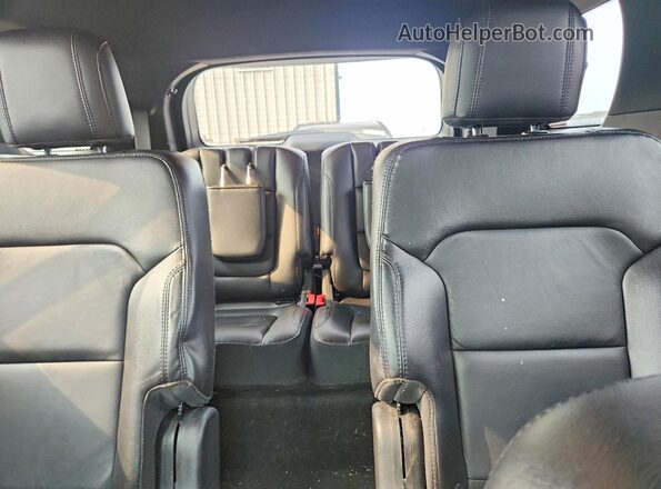 1FM5K8D80HGA83409 2017 FORD EXPLORER Black უკანა სავარძლების ხედი