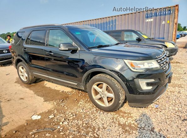 1FM5K8D80HGA83409 2017 FORD EXPLORER Black წინა მარჯვენა