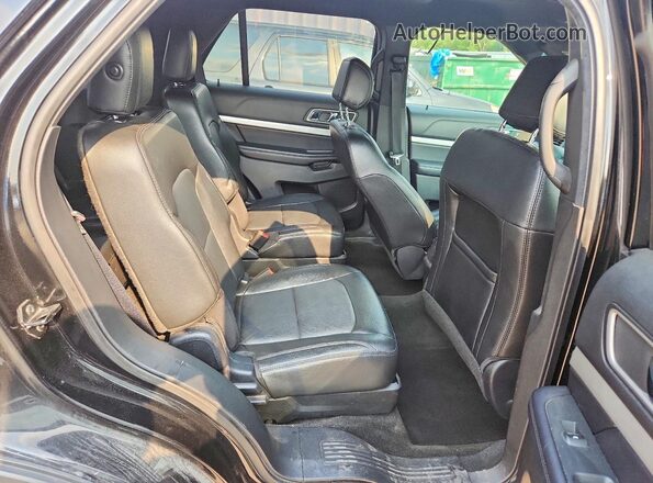1FM5K8D80HGA83409 2017 FORD EXPLORER Black უკანა სალონის ხედი