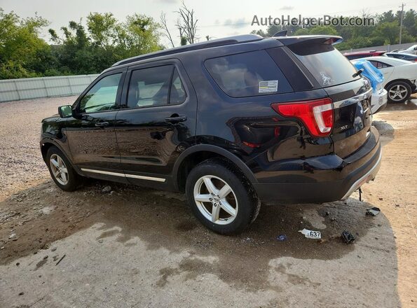 1FM5K8D80HGA83409 2017 FORD EXPLORER Black უკანა მარცხენა
