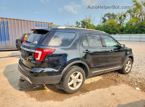 1FM5K8D80HGA83409 2017 FORD EXPLORER Black უკანა მარჯვენა