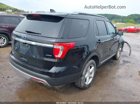 1FM5K8D80HGD10999 2017 FORD EXPLORER Black Задня права чверть