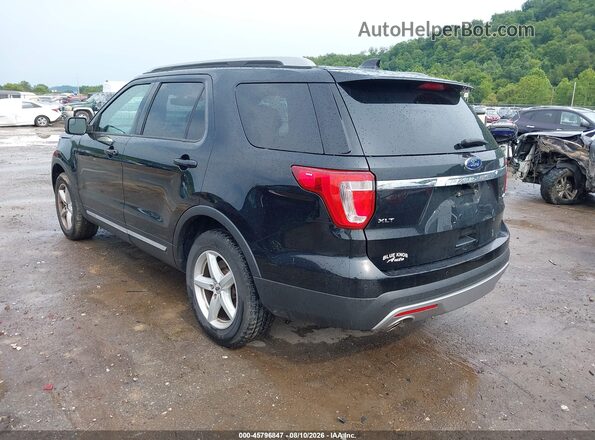 1FM5K8D80HGD10999 2017 FORD EXPLORER Black Задня ліва чверть