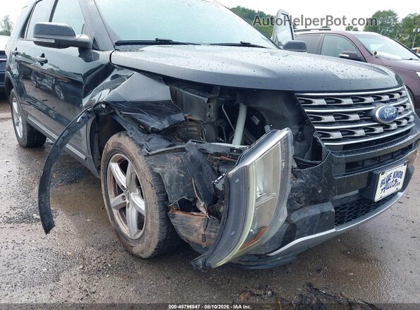 1FM5K8D80HGD10999 2017 FORD EXPLORER Black Вид спереду