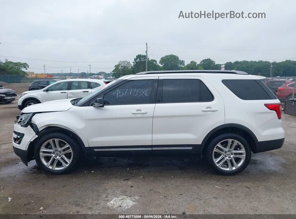 1FM5K8D80HGD37166 2017 FORD EXPLORER White Widok wnętrza 360 stopni