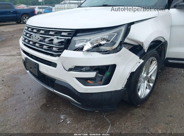 1FM5K8D80HGD37166 2017 FORD EXPLORER White Widok z przodu