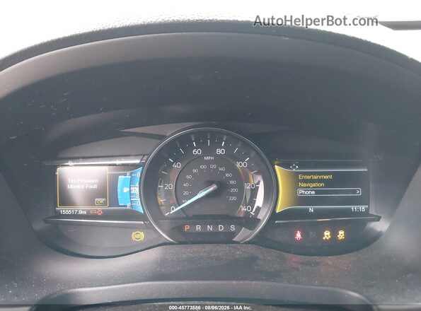 1FM5K8D80HGD37166 2017 FORD EXPLORER White Widok tylnych siedzeń