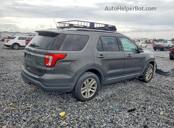 1FM5K8D80JGA28559 2018 FORD EXPLORER Gray Tył prawy