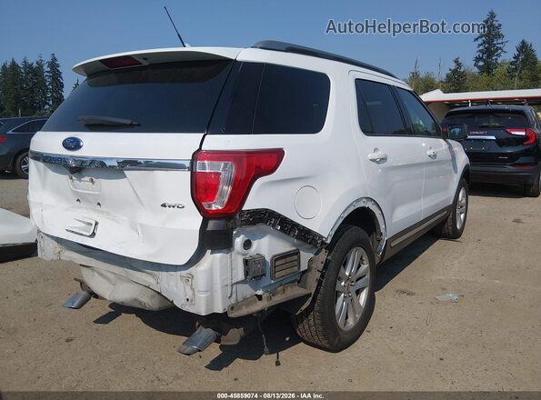 1FM5K8D80JGC06891 2018 FORD EXPLORER Белый Задняя правая четверть