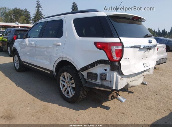 1FM5K8D80JGC06891 2018 FORD EXPLORER Белый Задняя левая четверть
