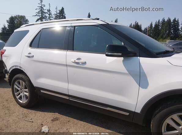 1FM5K8D80JGC06891 2018 FORD EXPLORER Белый Панорамный вид салона 360°
