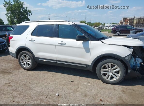 1FM5K8D80KGA21631 2019 FORD EXPLORER Белый Вид задней части салона
