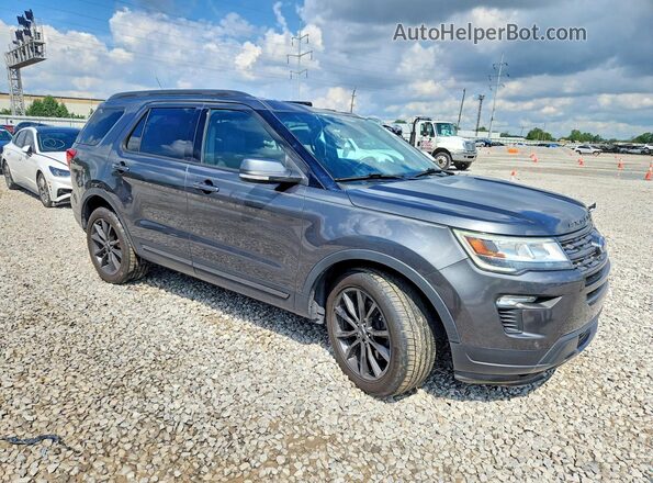 1FM5K8D80KGA86026 2019 FORD EXPLORER Gray Przód prawy