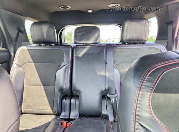 1FM5K8D80KGA86026 2019 FORD EXPLORER Gray Widok tylnych siedzeń