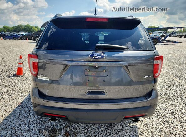 1FM5K8D80KGA86026 2019 FORD EXPLORER Gray Widok z tyłu