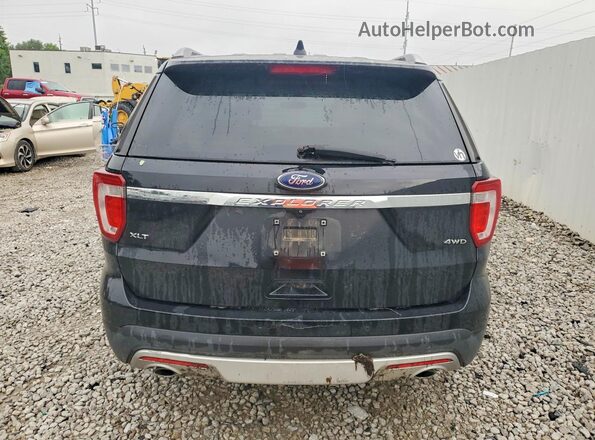 1FM5K8D81GGA33391 2016 FORD EXPLORER Black Rear view