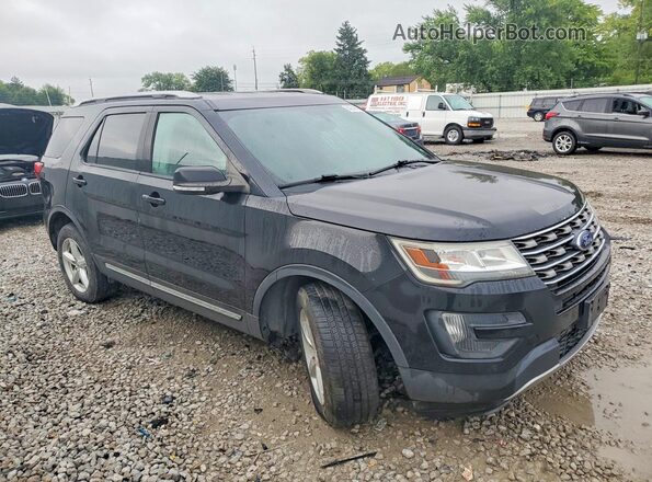 1FM5K8D81GGA33391 2016 FORD EXPLORER Black Front right