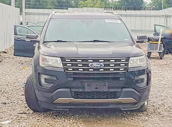 1FM5K8D81GGA33391 2016 FORD EXPLORER Black Front view