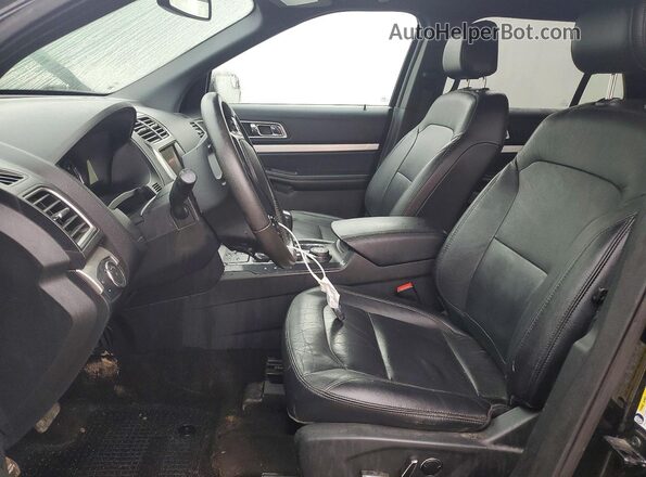 1FM5K8D81GGA33391 2016 FORD EXPLORER Black Front interior view