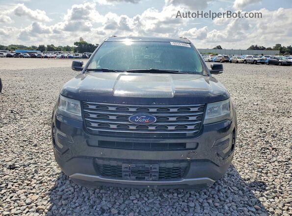 1FM5K8D81GGA81618 2016 FORD EXPLORER Black წინა ხედი
