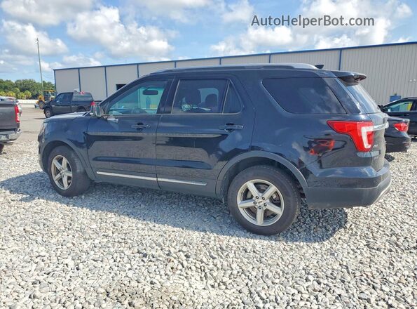 1FM5K8D81GGA81618 2016 FORD EXPLORER Black უკანა მარცხენა