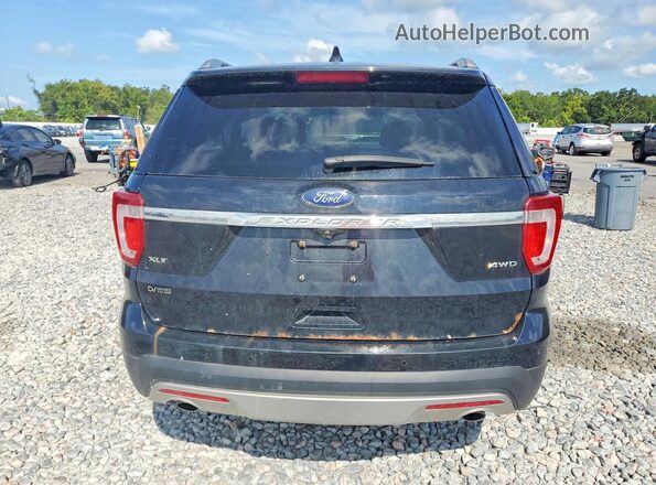 1FM5K8D81GGA81618 2016 FORD EXPLORER Black უკანა ხედი