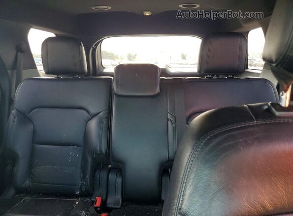 1FM5K8D81GGA81618 2016 FORD EXPLORER Black უკანა სავარძლების ხედი