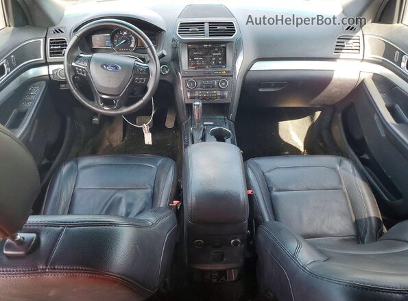 1FM5K8D81GGA81618 2016 FORD EXPLORER Black წინა პანელის ხედი