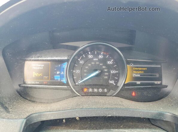1FM5K8D81GGA81618 2016 FORD EXPLORER Black ხელსაწყოთა პანელის ხედი