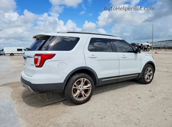 1FM5K8D81GGC52402 2016 FORD EXPLORER Белый Задняя правая четверть