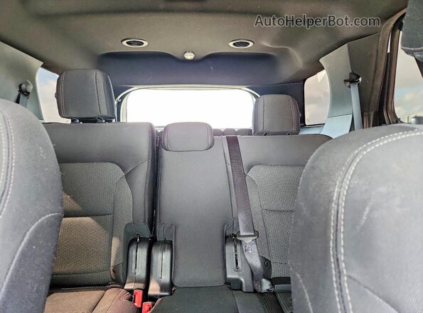 1FM5K8D81GGC52402 2016 FORD EXPLORER Белый Вид задних сидений