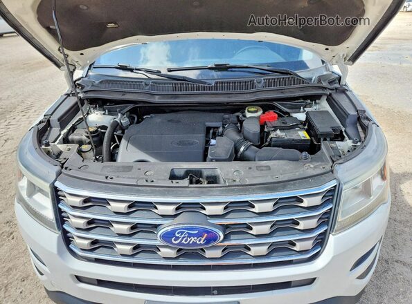 1FM5K8D81GGC52402 2016 FORD EXPLORER Белый Вид подкапотного пространства