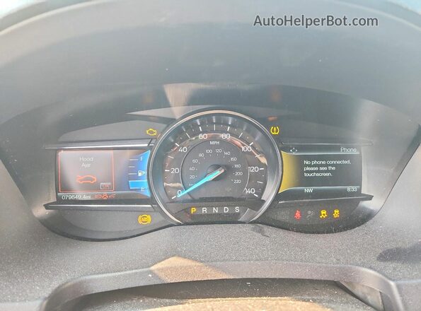 1FM5K8D81HGC53812 2017 FORD EXPLORER Gold Vista del cuadro de instrumentos