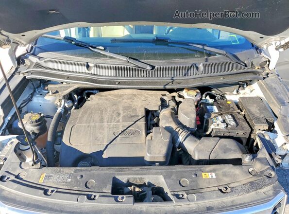 1FM5K8D81HGD18139 2017 FORD EXPLORER Beige Widok komory silnika