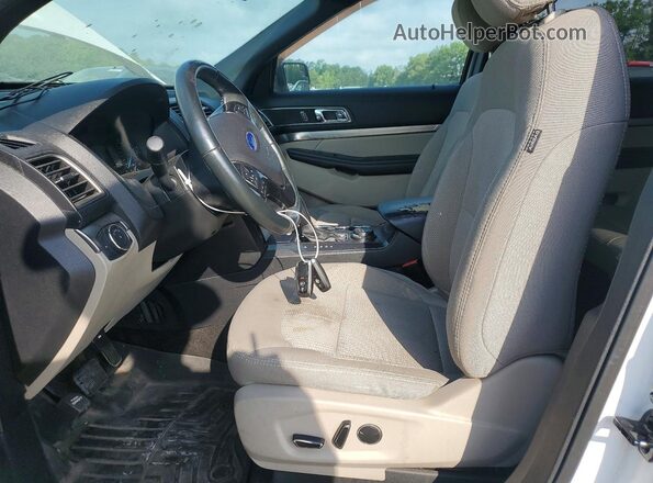 1FM5K8D81JGA37724 2018 FORD EXPLORER White Vista interior delantera
