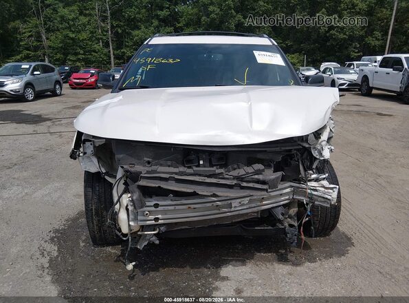 1FM5K8D81JGA75809 2018 FORD EXPLORER White Vista del cuadro de instrumentos
